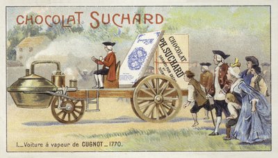 Voiture à vapeur de Nicolas-Joseph Cugnot, 1770 - European School